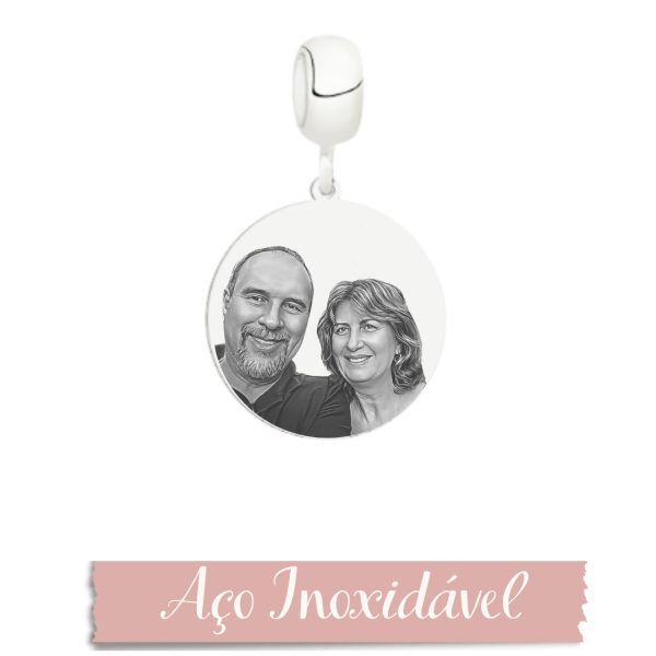 Berloque Personalizado- Aço Inox