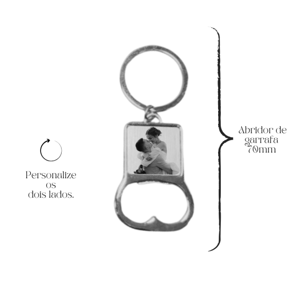 Chaveiro Abridor - Aço Inox