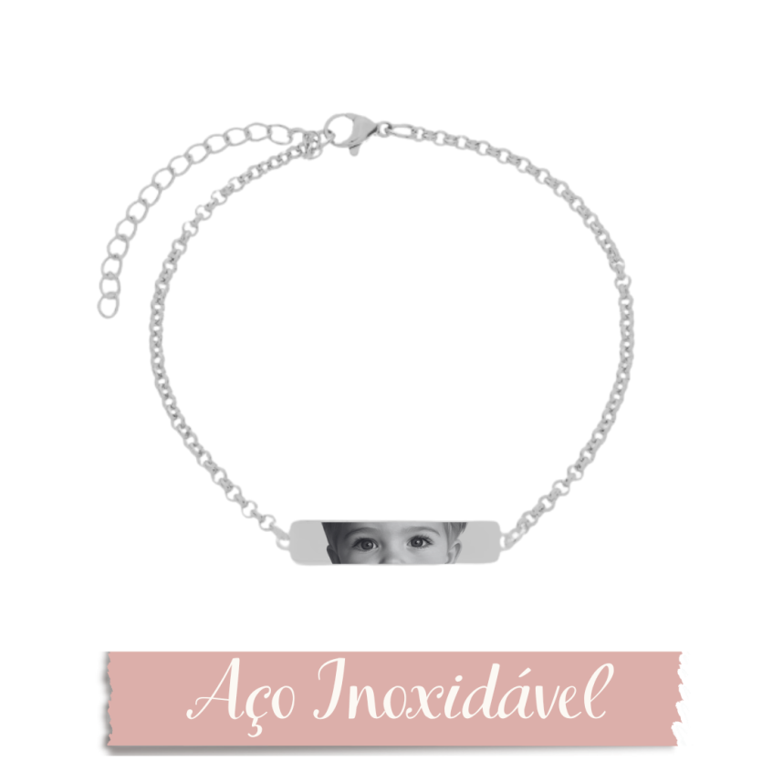 Pulseira Olhar -Aço Inox